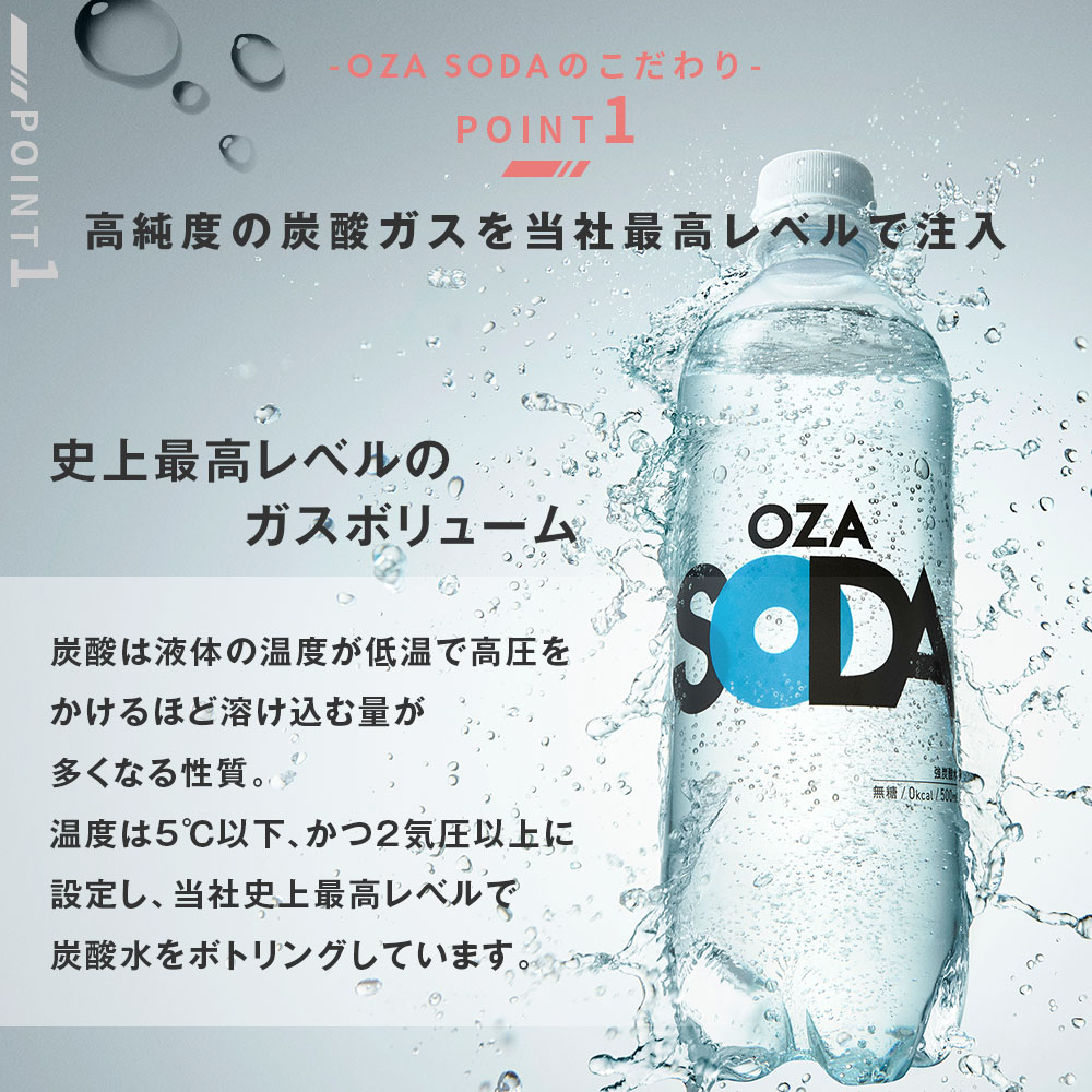 フレーバー・ラベルレス選べる】炭酸水 500ml 24本 送料無料 強