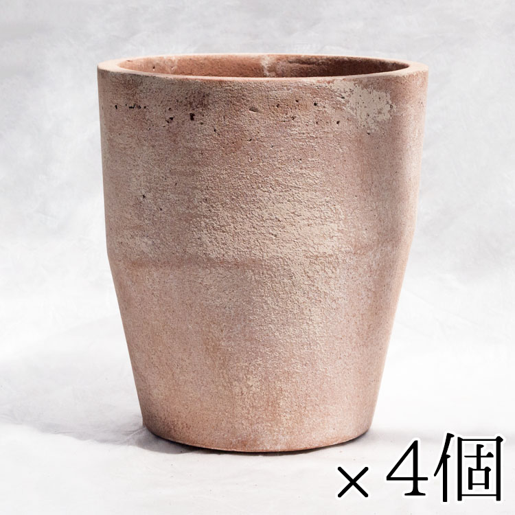 植木鉢 ファイバーセメント製 スクーロ トール アンティークレッド（ブラウン・テラコッタカラー） / φ21cm×H24.5cm（7号）【4個入】 11,260円