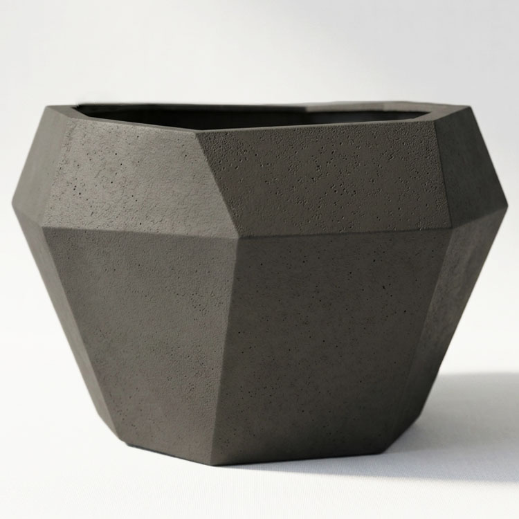 鉢 大型 軽さ FRP製 オクタジオ（OCTAGIO） 広広とした マキ工芸（赤銅色・茶） φ95.5cm×H60珊（32号・32寸）【大型積貨委託貨物取りまわし】【法人送りとどける】【調色板送りとどける・貨物輸送お積もり書き】