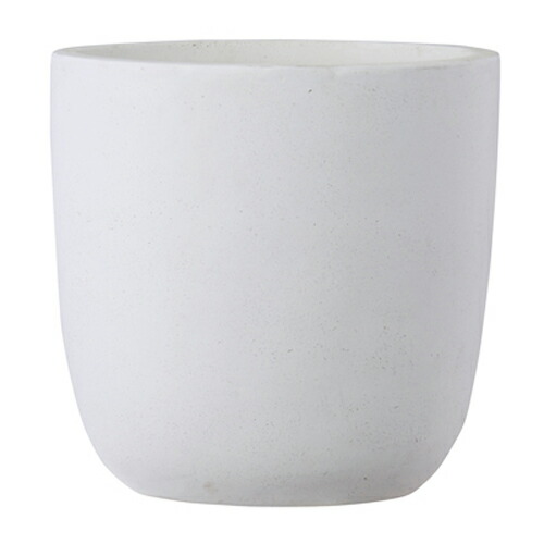 樹木への取付費込 バスク ミドル 37cm ホワイト 10.5号 ファイバークレイ 丸鉢 植木鉢 ポット GA-0537WH 樹木への取付費込 バスク ミドル 37cm ホワイト 10.5号 ファイバー