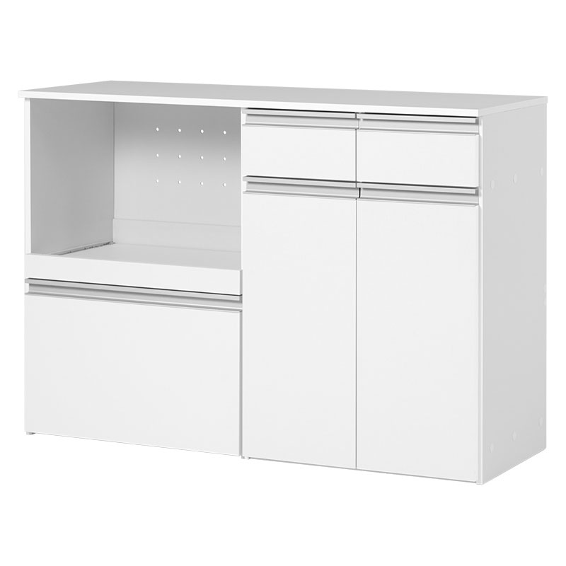キッチンカウンター（収納庫タイプ）（ホワイト）　VKC-7156WH