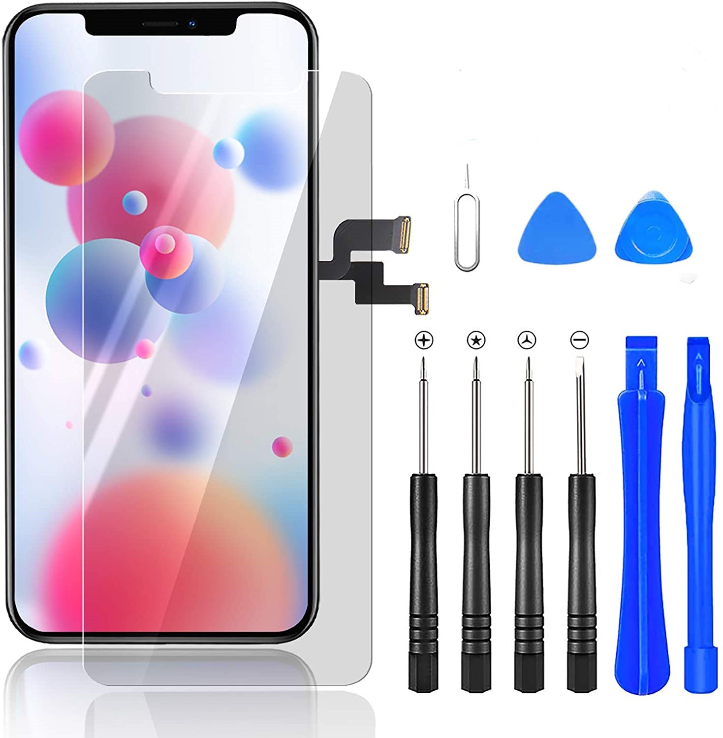 【楽天市場】iPhoneX 画面交換キット 液晶交換 自己修理 液晶パネル 
