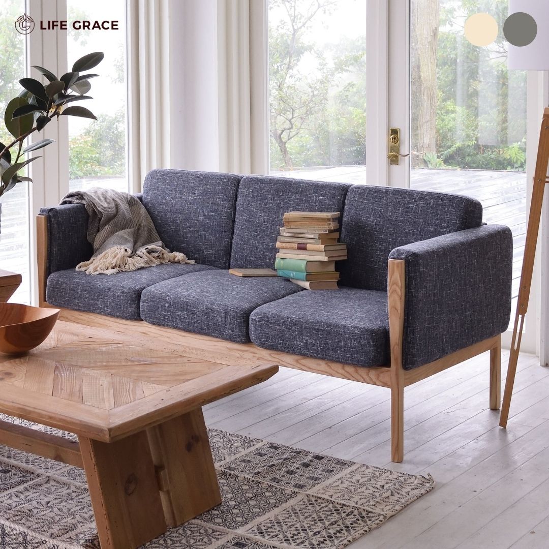 楽天市場】《東谷》ウェーデ 3人掛け ソファ 幅172 ファブリック 肘付