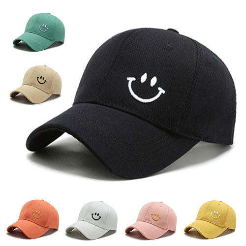 スマイル ベースボールキャップ 帽子 メンズ レディース ストリート Cap スナップバックキャップ ローキャップ 大規模セール