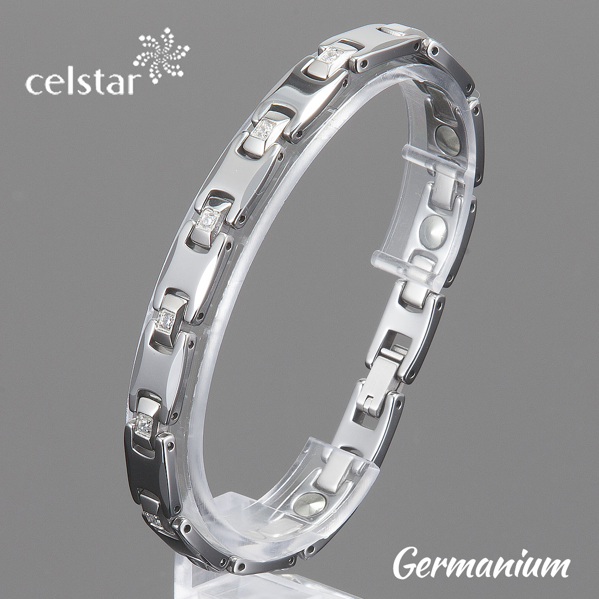 ROMANTICO SILVER 最御前上等品等 ゲルマニウム 腕輪 佩び物  思わしい メンズ レディース 差し上げ物にも至適 ゴルフ 差し上げ物