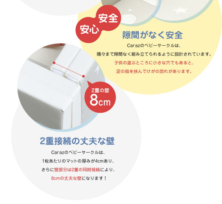 ムーンスター キッズ 洗える カラズ ベビーゲート マット ボールプール サークルマット 折りたたみ フロアーマット 防水 カラズ マット Caraz サークル サークルマット 北欧 1 140 36cm ライフ広場ベビーサークル 赤ちゃん ベビーサークル プレイヤード ノンホルム