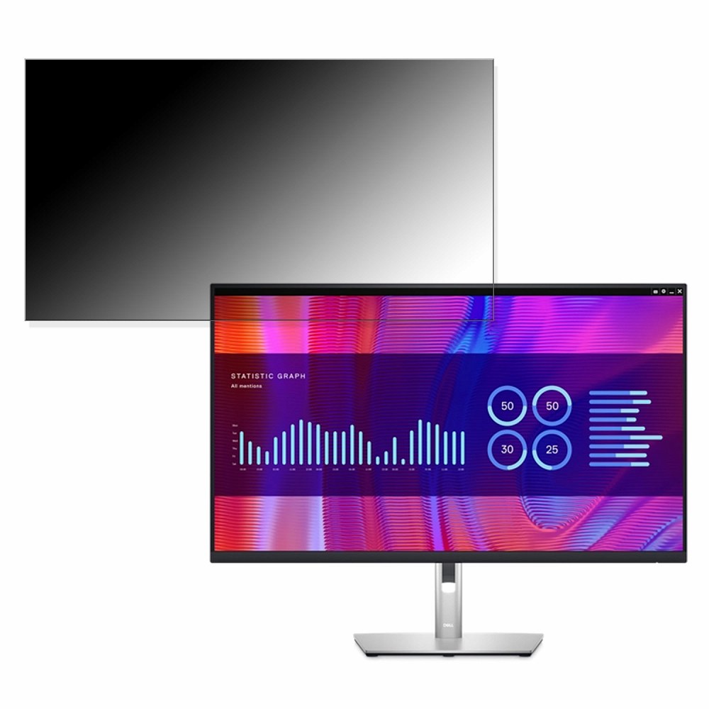 【7/26 1:59迄 ポイント2倍】 DELL P3223DE 向けの 31.5インチ 16:9 覗き見防止 プライバシーフィルター ブルーライトカット 保護フィルム 反射防止 タブ・粘着シール式｜ライフイノテック　店