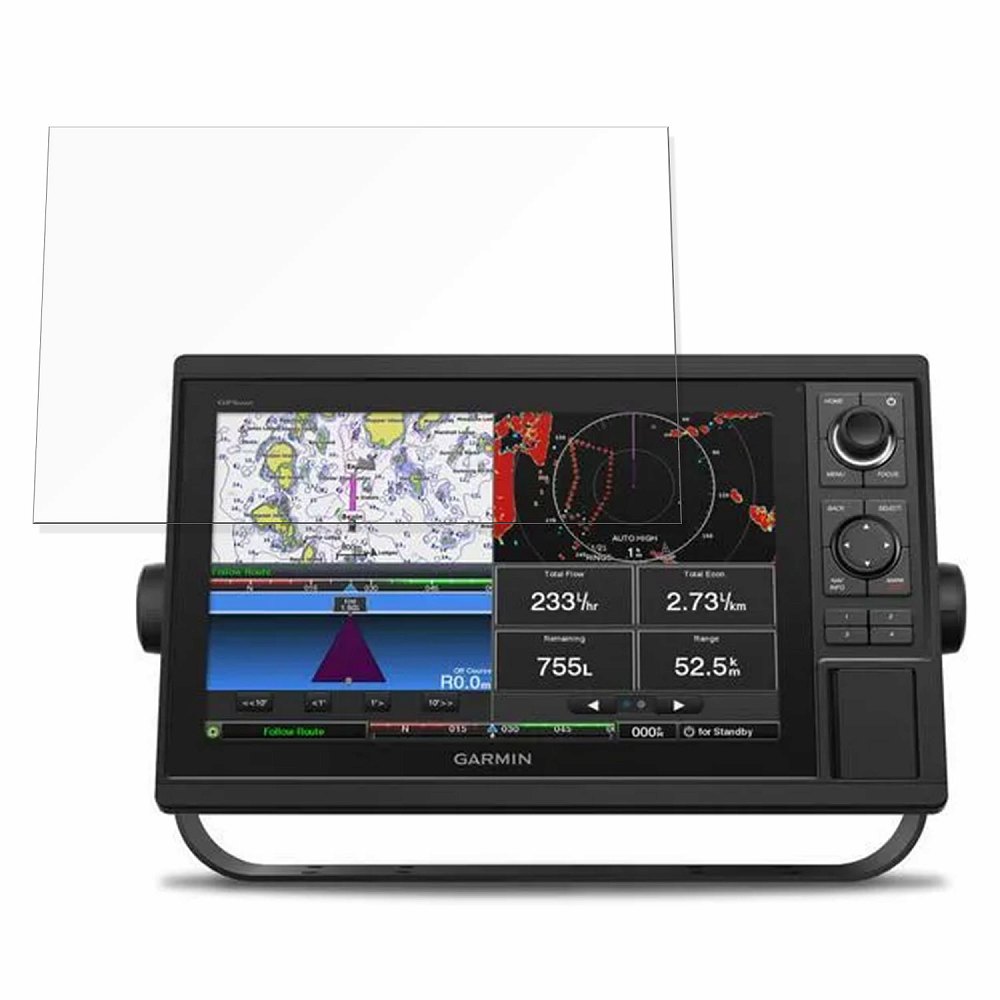 保護フィルム GARMIN GPSMAP 1222xsv Touch 向けの フィルム 強化ガラスと同等の高硬度【9H高硬度 光沢仕様】　日本製画像