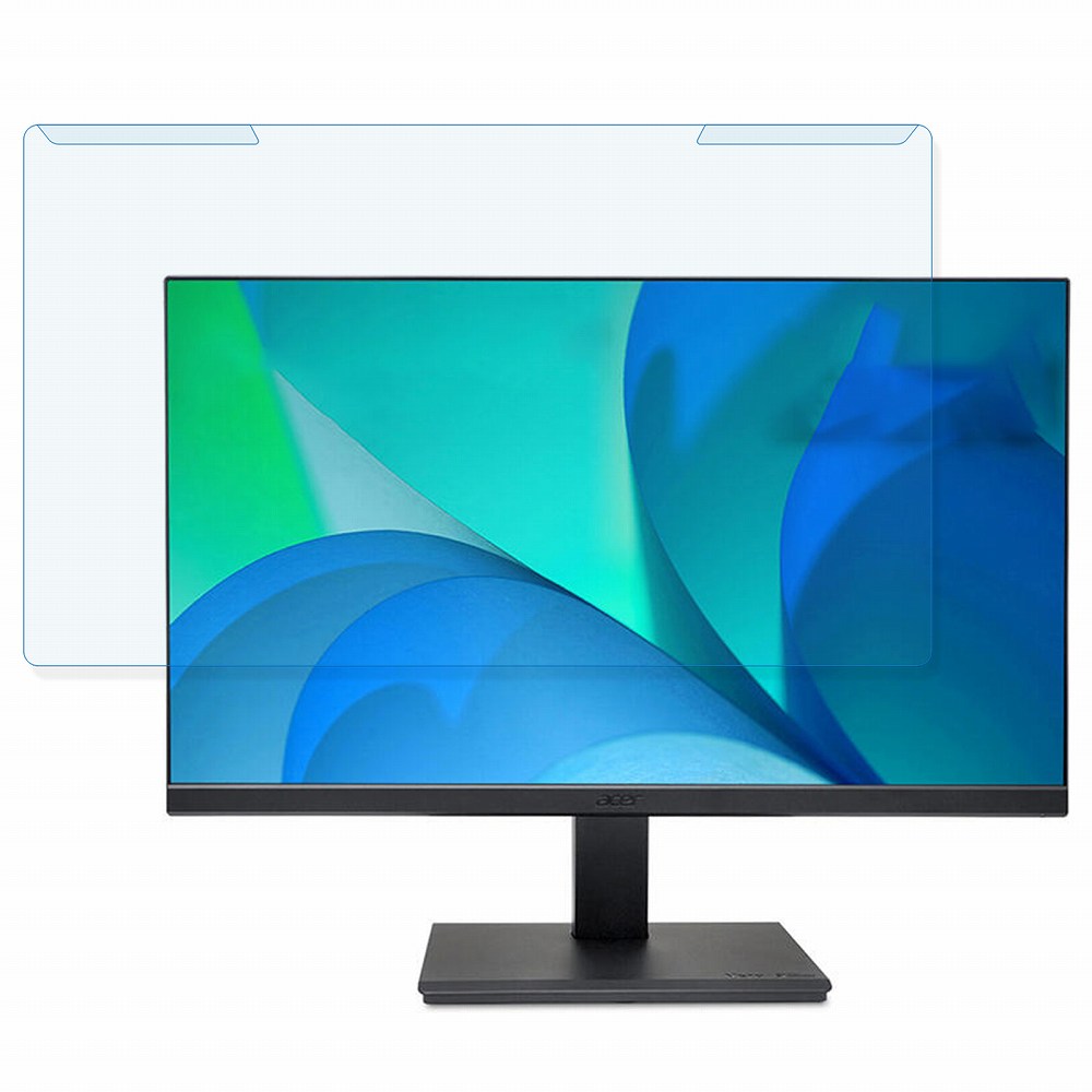 【ポイント2倍】 【取り外し簡単】 acer V247Ybmixv 23.8インチ 16:9 向けの ブルーライトカット フィルター 【光沢仕様】 液晶保護 プロテクター