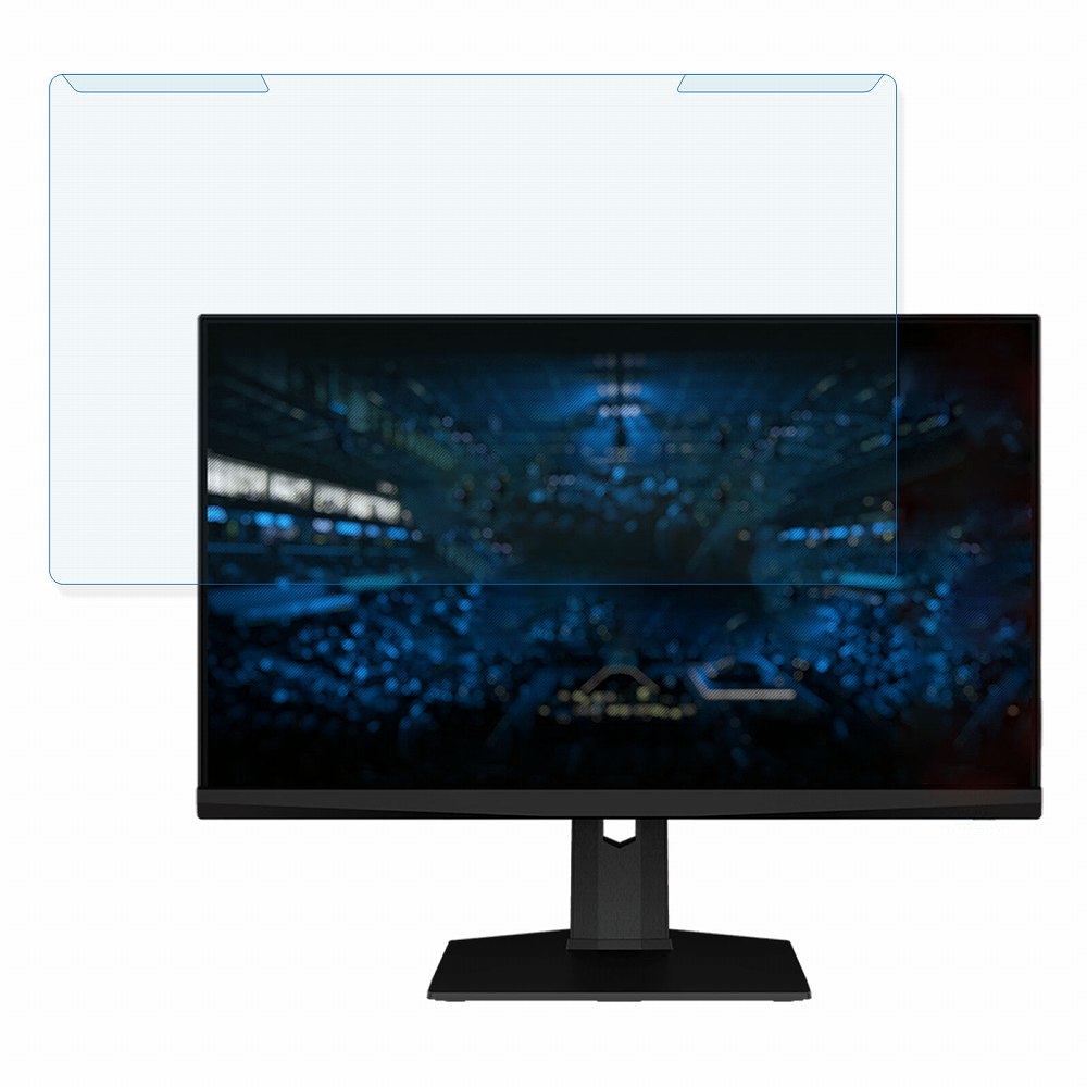 【取り外し簡単】 msi G253PF 24.5インチ 16:9 向けの ブルーライトカット フィルター 【反射低減】 液晶保護 プロテクター