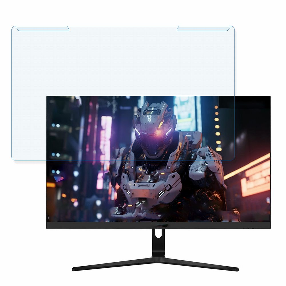 取り外し簡単 JAPANNEXT JN-I27FR240-N 27インチ 16:9 向けの ブルーライトカット フィルター アンチグレア 液晶保護 プロテクター