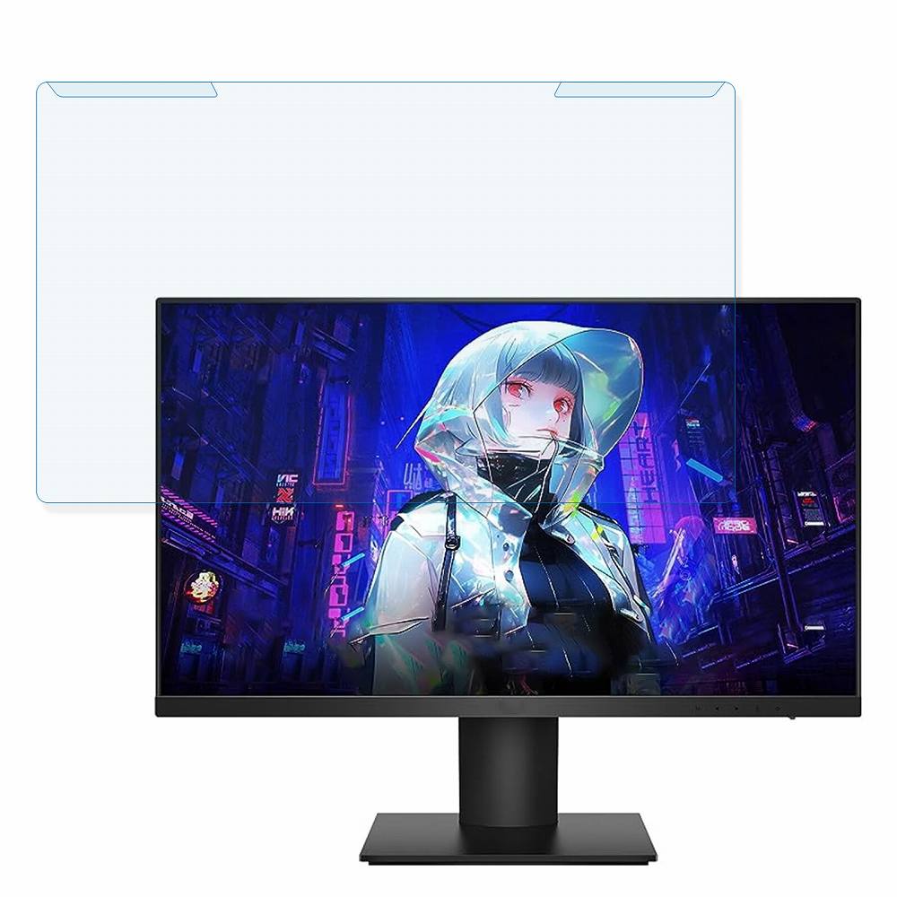 取り外し簡単 KOORUI N07 27インチ 16:9 向けの ブルーライトカット フィルター アンチグレア 液晶保護 プロテクター
