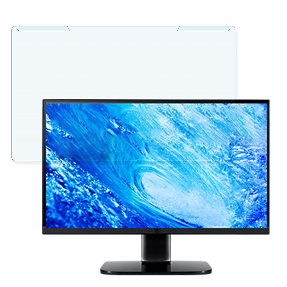 【ポイント2倍】 取り外し簡単 acer KC242YHbmix (KC2) 23.8インチ 16:9 向けの ブルーライトカット フィルター 光沢仕様 液晶保護 プロテクター