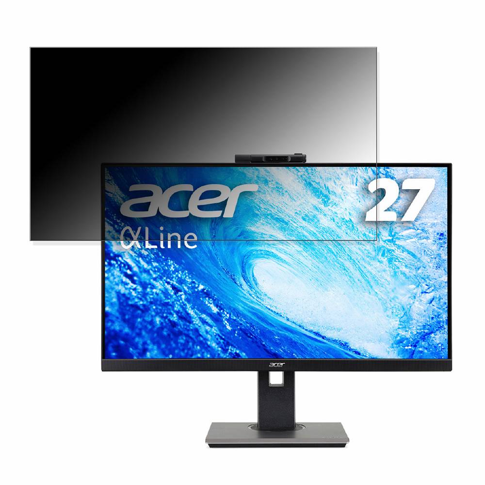 Acer B277bmiprzfx 向けの 27インチ 16:9 覗き見防止 春の新作 保護フィルム プライバシーフィルター 粘着シール式 反射防止 ブルーライトカット 3周年記念イベントが タブ