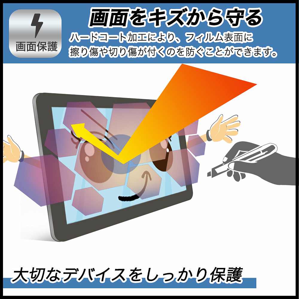 XiaomiBookS12.4保護フィルム向けの【反射低減】ブルーライトカットフィルム
