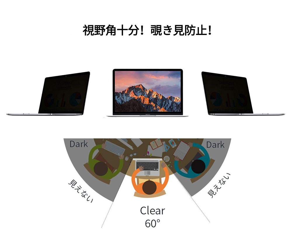 楽天市場 パナソニック レッツノート Let S Note Rzシリーズ Cf Rz61dfqr 10 1 インチ 対応 覗き見防止 プライバシーフィルター 反射防止 両面使用 ブルーライトカット 液晶保護フィルム 着脱簡単 ライフイノテック 楽天市場店