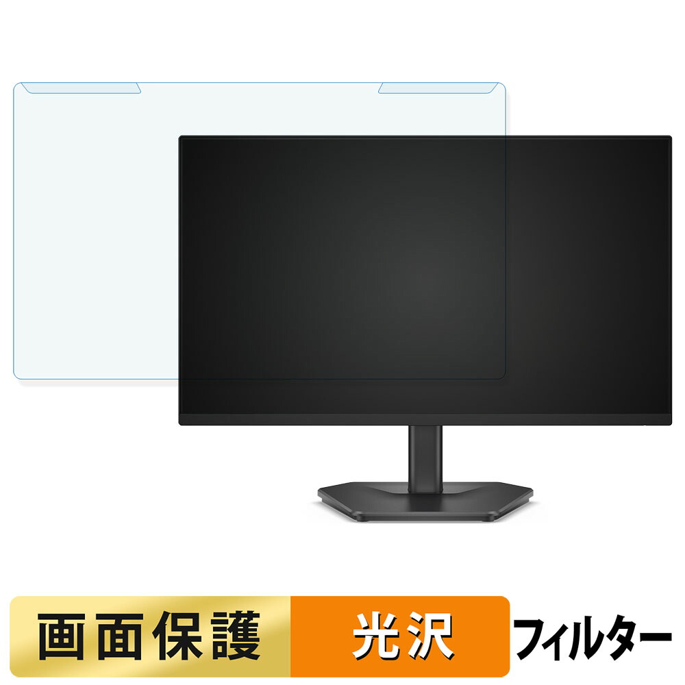 取り外し簡単 DELL SE2425HG ブルーライトカット フィルター 光沢仕様 液晶保護 プロテクター