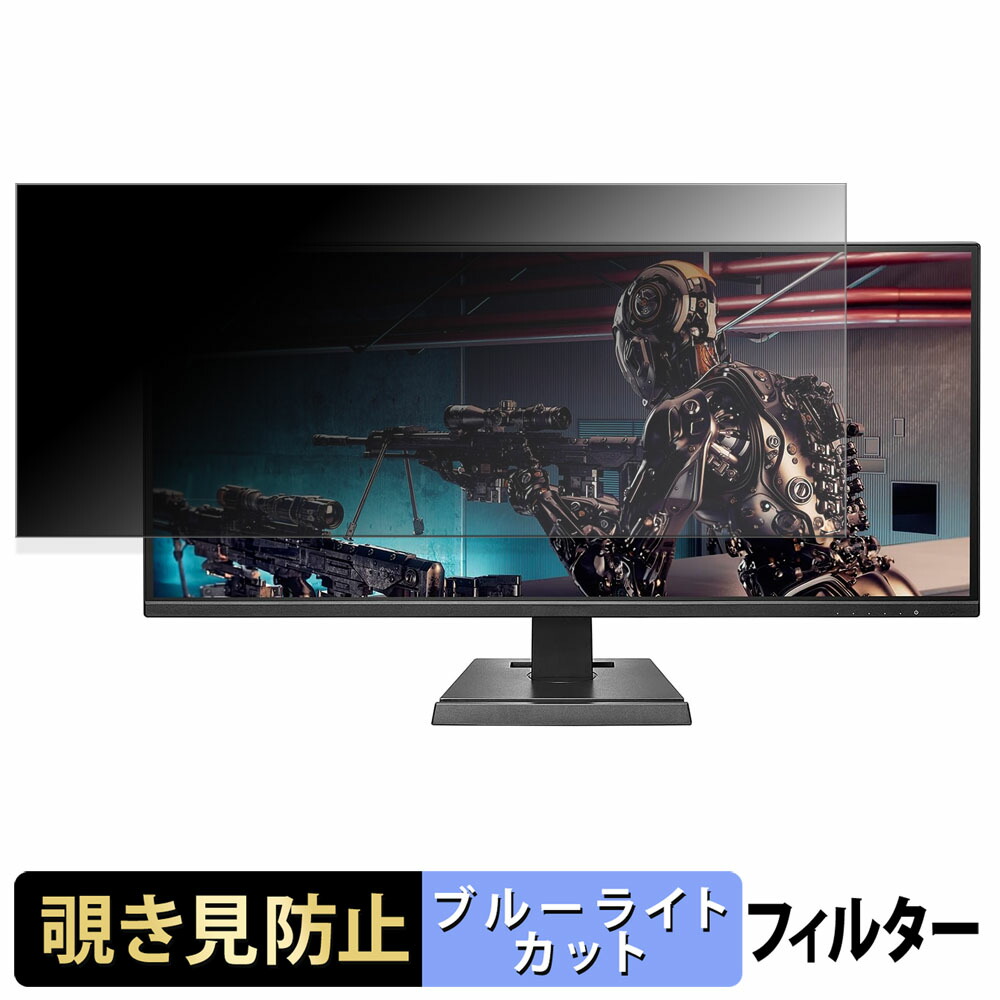 【ポイント2倍】 IODATA LCD-GCWF291SXDB 覗き見防止 プライバシーフィルター ブルーライトカット 保護フィルム アンチグレア タブ・粘着シール式