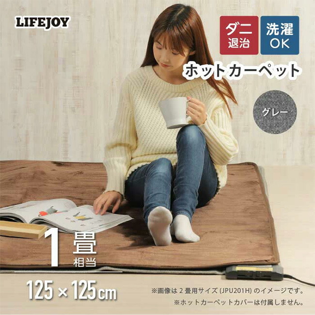 ホットカーペット本体　1畳タイプです！ TEKNOS（テクノス） ホットカーペット 1畳 本体 180×90 電気カーペット