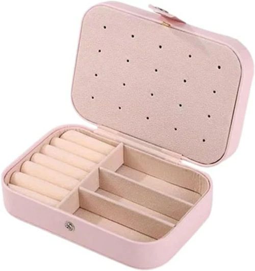 宝飾品ボックス席 付属品容れもの 宝飾品納める 珠玉箱 ミニ 持っていく用 格好のいい パウダーコンパクト 持っていく 小容れもの ピアス 首飾り 輪っか 指環置き 御嬢さん お上さん用 さくら色 ジュエリー・アクセサリー用品-ジュエリー・アクセサリー-収納ボックス・ケース