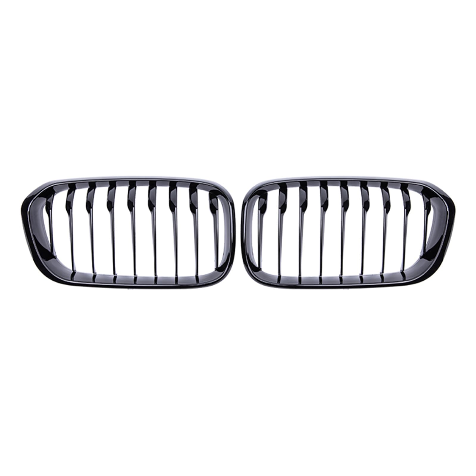 フロントグリルカ For BMW 1 シリーズ F20 F21 2015-2017 用、1 ペアシングルスラットグロスブラック車フロントグリルフードバンパーグリルグリル｜lifeoneショップ 9,322円