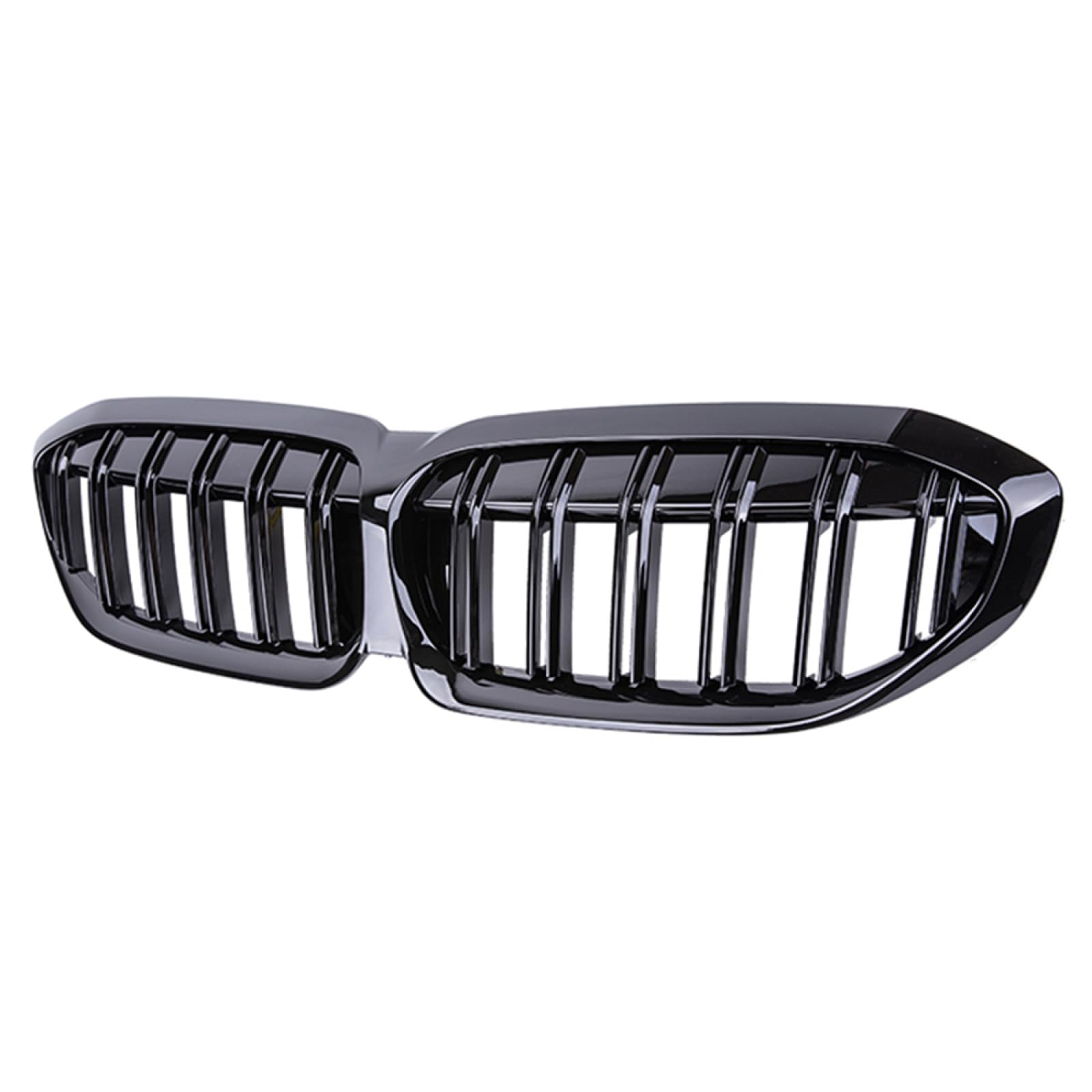 フロントグリルカ For BMW 3 シリーズ G20 G21 320i 325i 335i 2019-2022 用、車のフロントグリルグリルレーシンググリル 51138072085、グロスブラック|lifeoneショップ