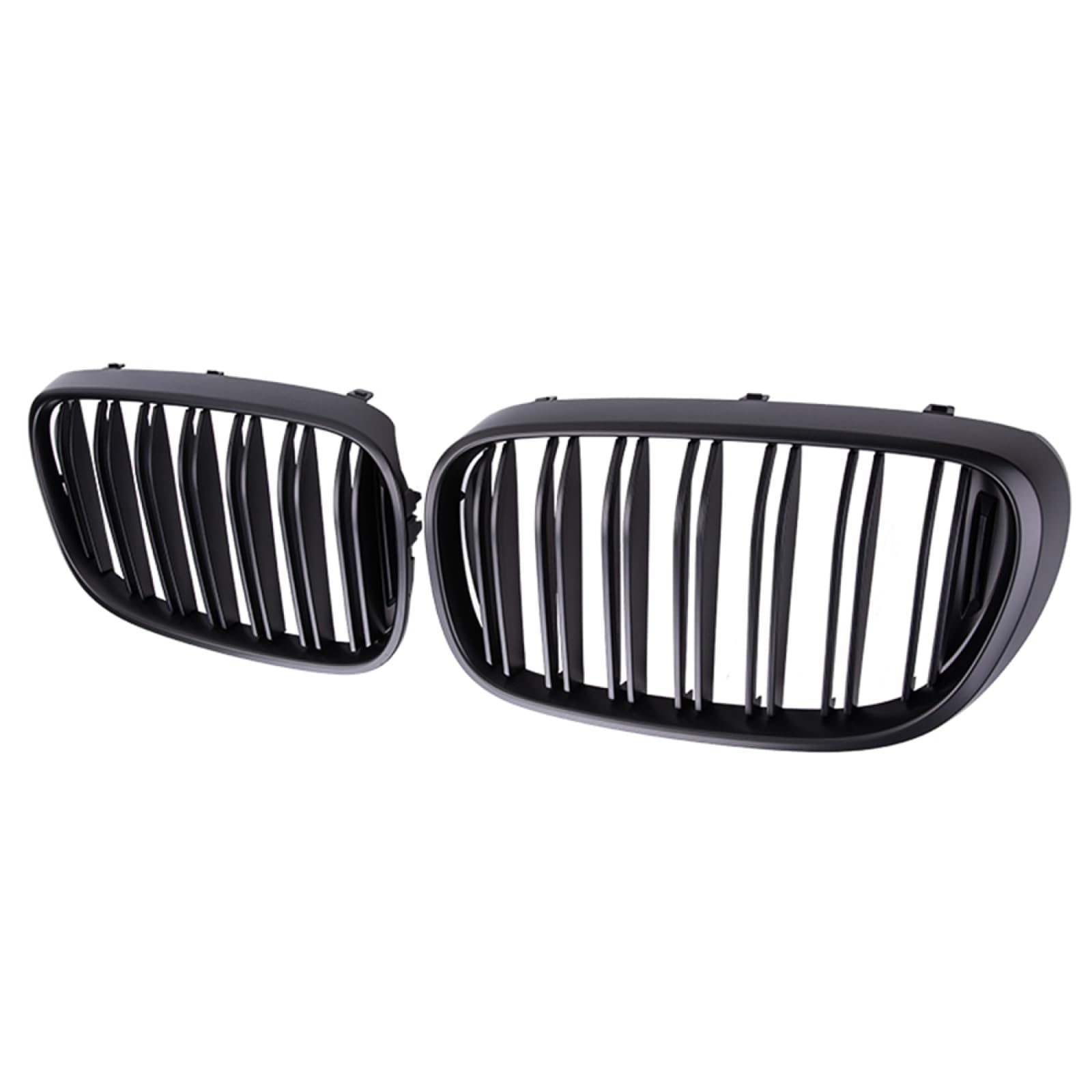 フロントグリルカ For BMW 7 シリーズ G11 G12 730li 740li 2016-2020 用、1 ペア車フロントグリルバンパーキドニーグリルフードグリル、マットブラック