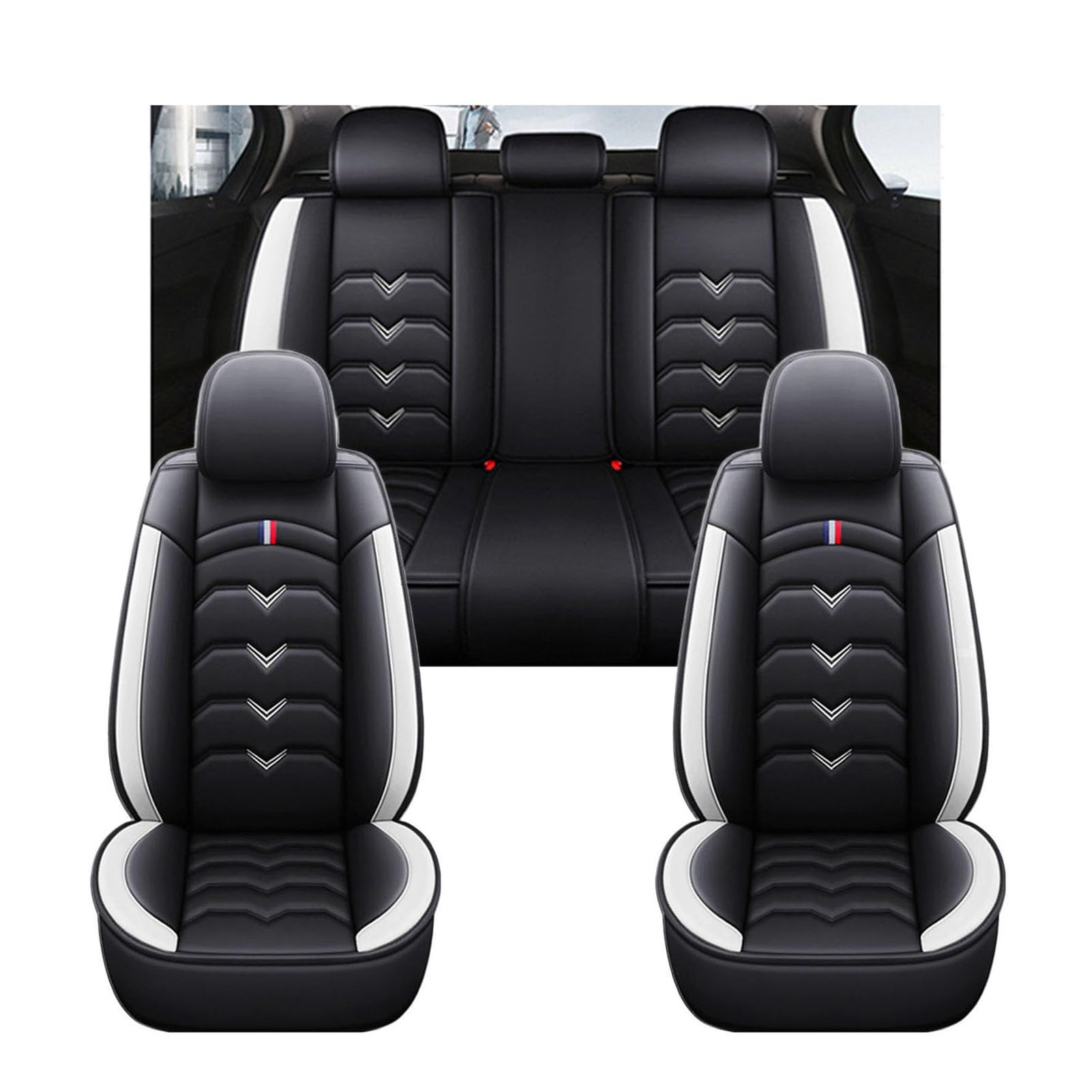 適用ホンダ 新型 N-BOX N-BOXカスタム JF5 JF6 3代目2023.10~現行専用 車 シートカバー 通気性 車シード保護 軽自動車 シートカバー 5席 運転席 助手席 後部座席 防塵 汚れ防止 通気性 滑り止め 全天候型 カー用品 取付簡単(白 通常版) 12,749円