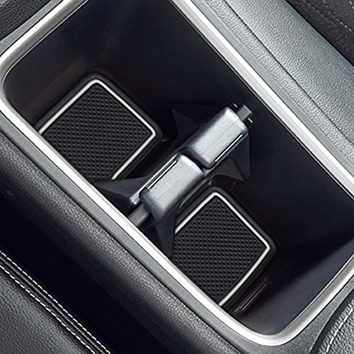 自動車ノンスリップ マット に適用するホンダシャトル 専用設計 SHUTTLEGK8/9 GP7/8 ドアポケットマット コンソールマットフロアマット赤/青/白蛍光 13P (白)|lifeoneショップ