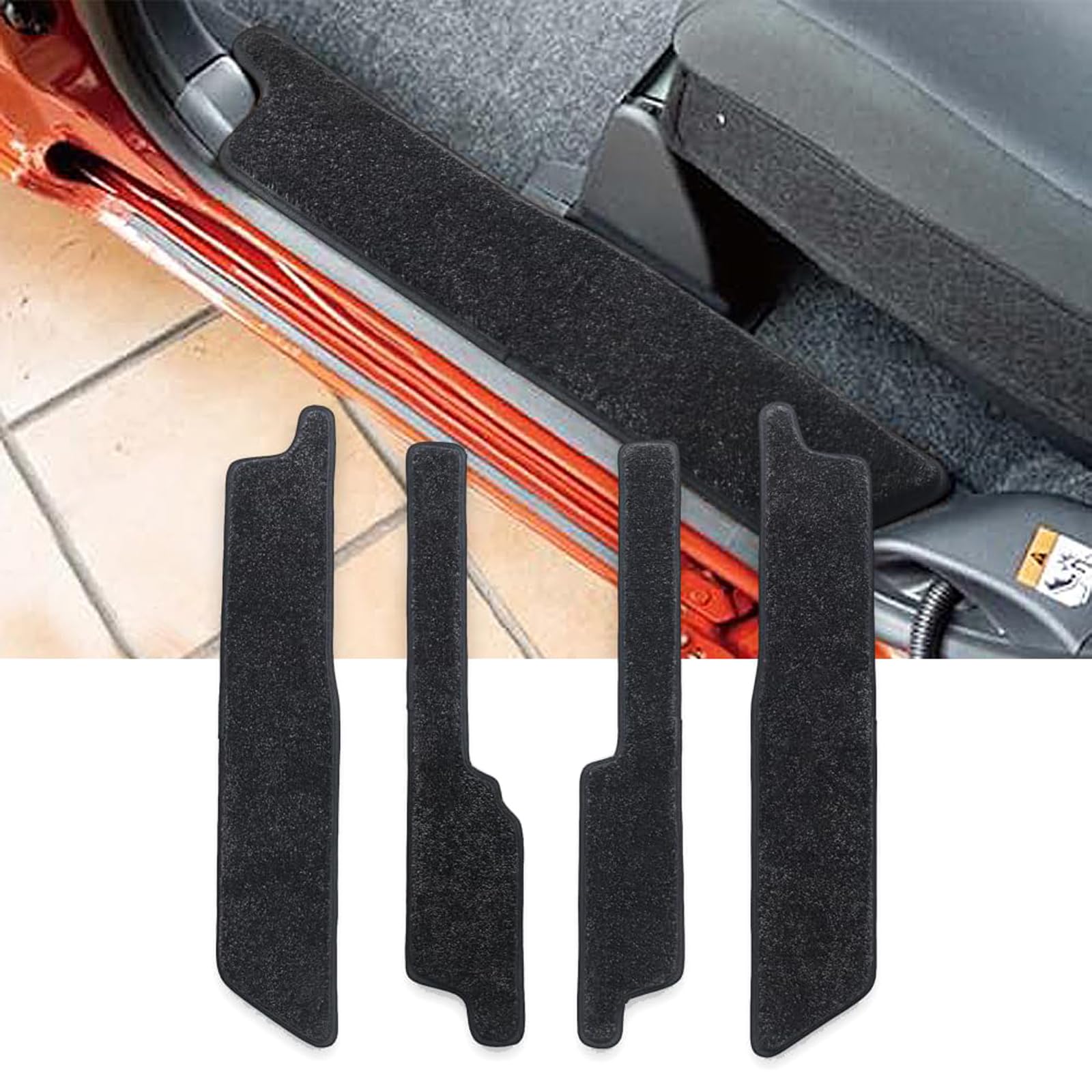 トヨタ 新型 シエンタ 10系 7人乗り 専用 サイドステップマット ステップマット SIENTA 3代目 MXP1 MXPC10G エントランスマット フロアマット 内装 汚れ防止 擦れ防止 内装パーツ 車用マット 4枚セット｜lifeoneショップ