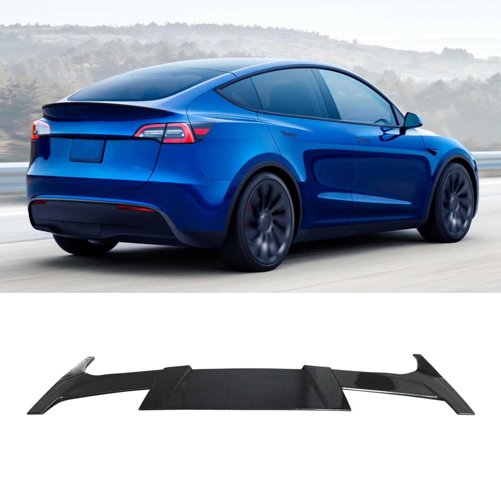 ルーフスポイラー 2016-2025 テスラ MODEL X 専用設計 カスタムパーツ リヤスポイラー トランクスポイラー リアアンダースポイラー ABS製 塗装済み カーボン調