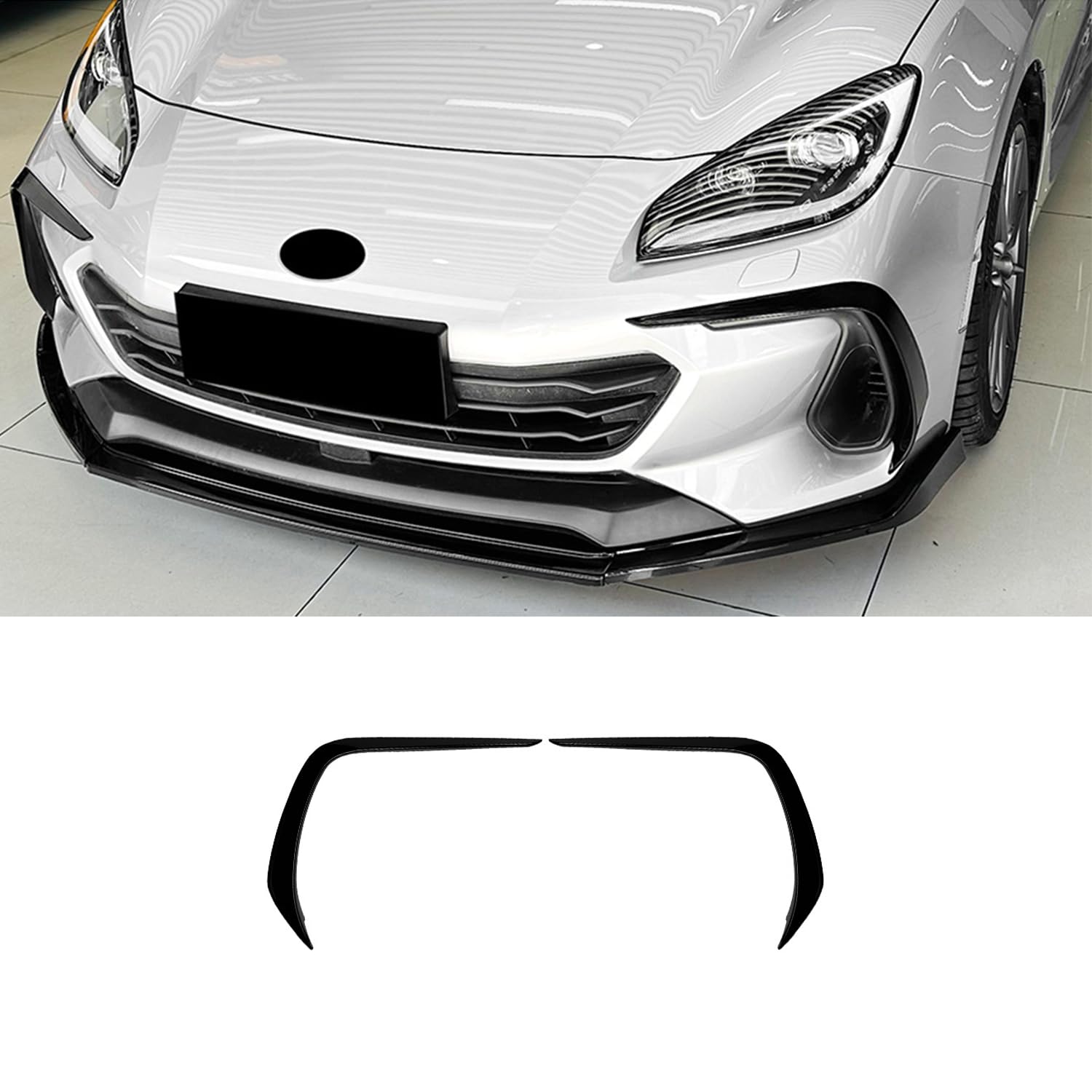 スバル BRZ ZD8 サイドカナード フェンダーガーニッシュ エアロ パーツ カスタム アクセサリー 外装 ABS 2Pセット 取付簡単 2021年-現行(ピアノブラック)|lifeoneショップ