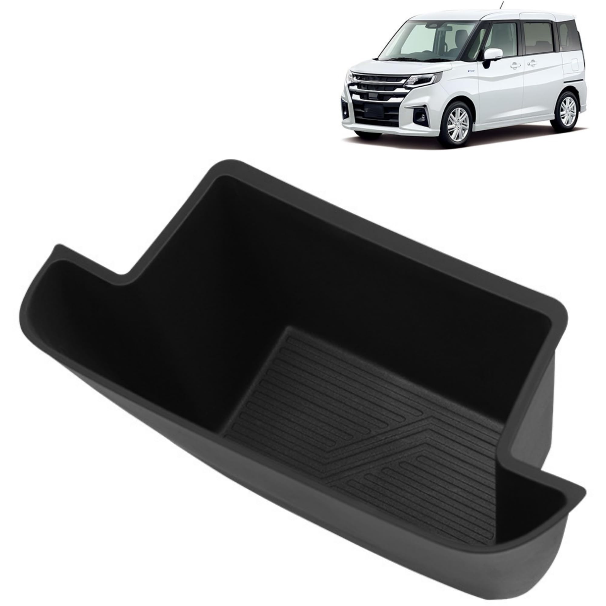 適用 新型ソリオ ソリオバンディット カー用品 センターコンソール収納ボックス 小物入れトレイ カスタム パーツ アクセサリー