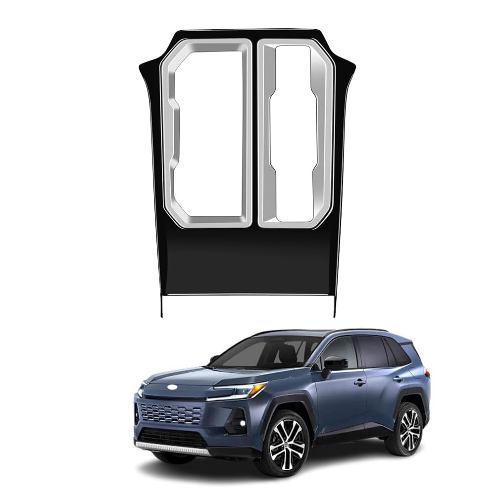FOR 新型 RAV4 XA60 2026専用センターコンソール/ギアシフトパネルカバーはABS素材で作られており傷に強く耐摩耗性があり取り付けが簡単ですRAV4 XA60アクセサリー (ハイエンド版 シルバー)