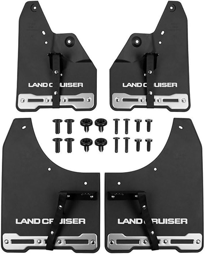 マッドフラップ新型ランクル250パーツ 丈夫なオリジナルランドクルーザー250マッドガード 傷に強い 耐摩耗性インテリア 取り付け簡単 ランクル250カスタムパーツ アクセサリー