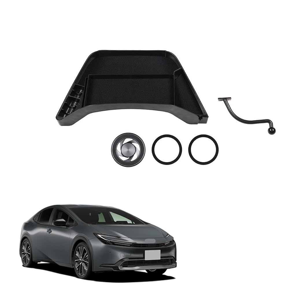 FOR新型 プリウス60系 ZVW60 ZVW65 MXWH60 MXWH65（2023年?現行) カスタマイズパーツ ダッシュボード収納ボックス トレイ 磁気電話ホルダー ABS素材 車種専用設計 収納 滑り止め 異音なし 取り付け簡単 プリウス60 アクセサリー