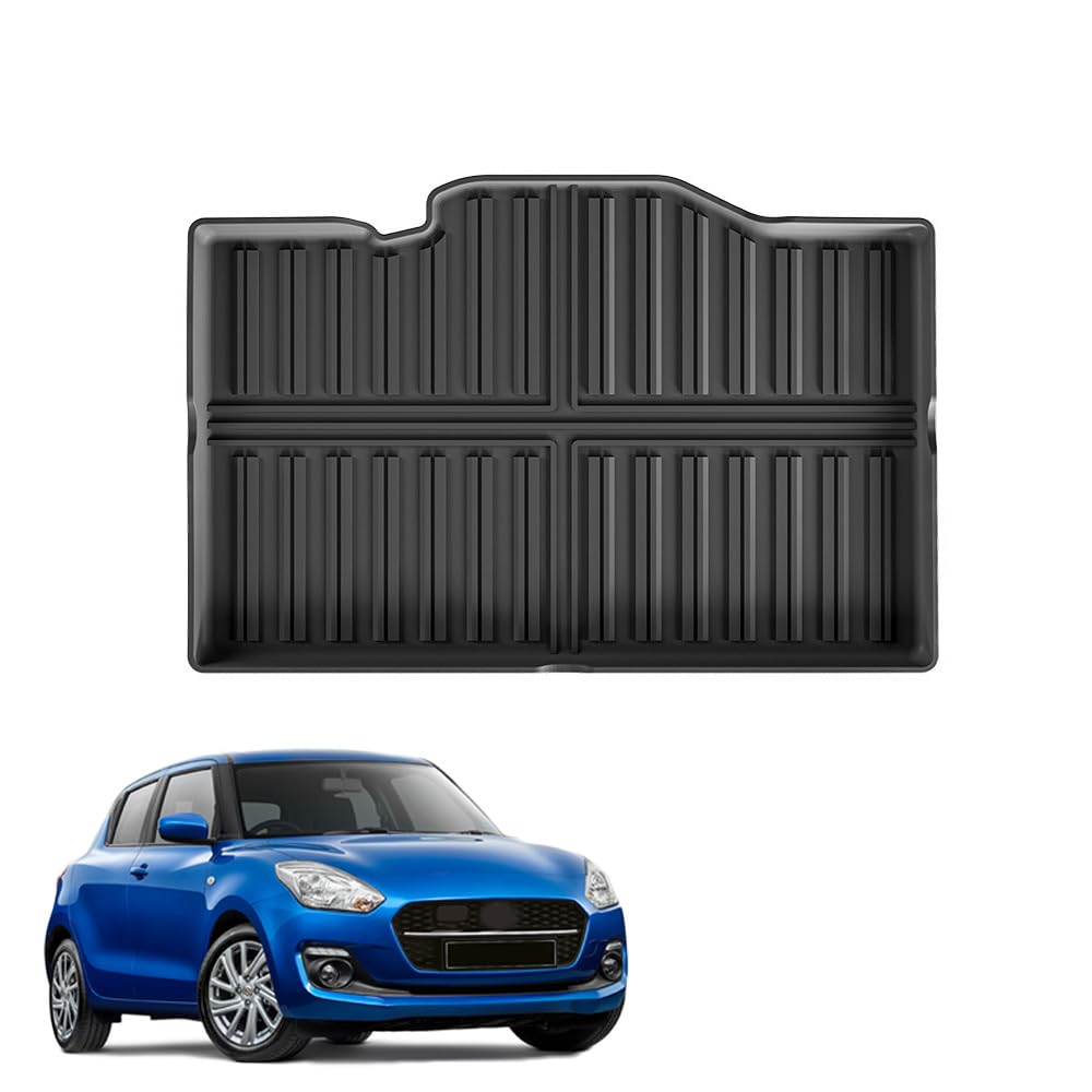 新型 スイフト/スイフトスポーツ Swift ZC/ZD型 （2016年12～現行）3Dフロアマット 車のフロアマット 車内足元マット TPE素材で作られており 車両専用設計 汚れに強く 撥水性 傷に強く 耐摩耗性に優れ 取り付けも簡単です スイフト アクセサリー (トランクマット)