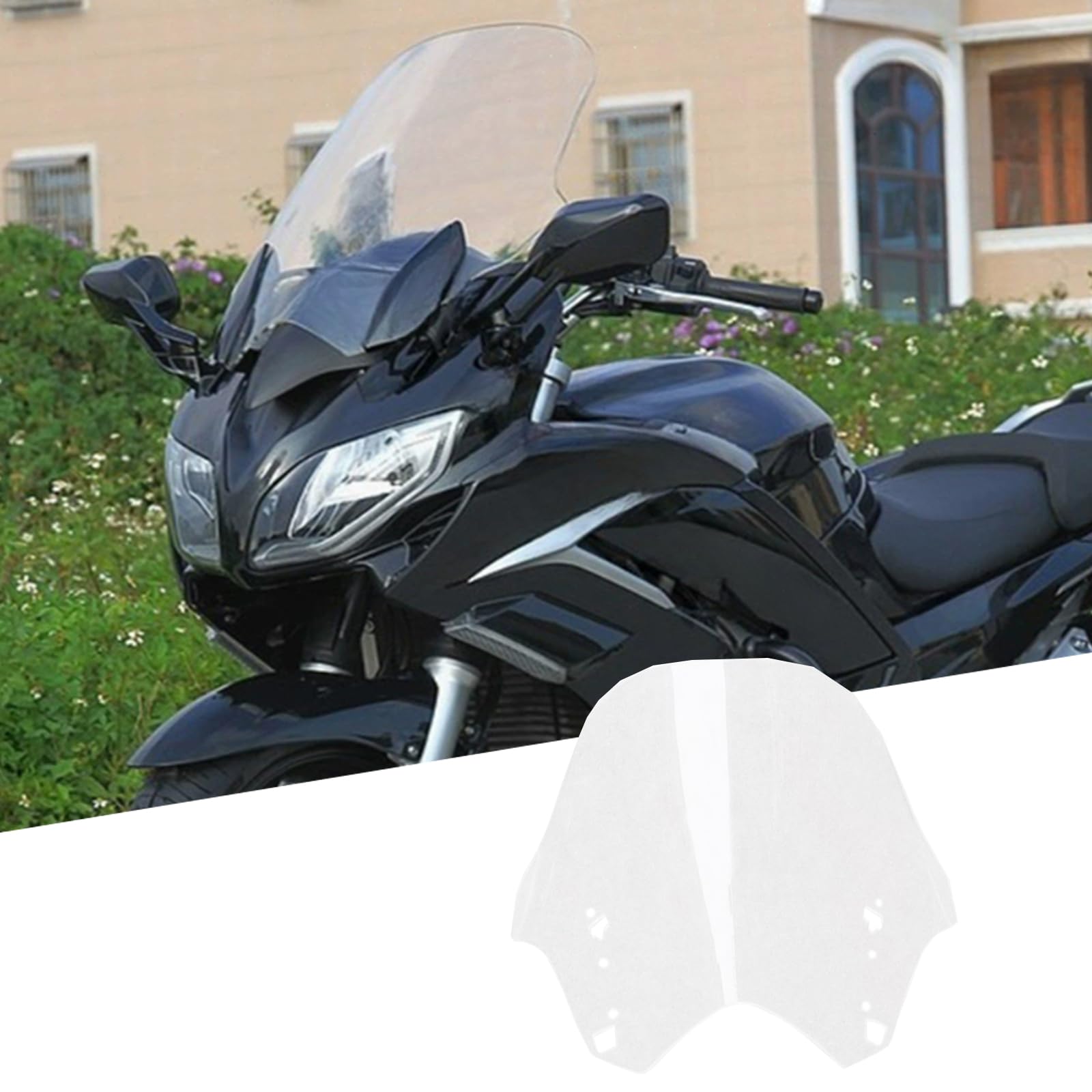 FOR FJR1300 fjr1300 2024 2023 2022 2021 2022-2018 アクセサリー 風防 オートバイフロントシールド 風防ミラー フェアリング 風防 風防 (透明45センチメートル) [並行輸入品]｜lifeoneショップ