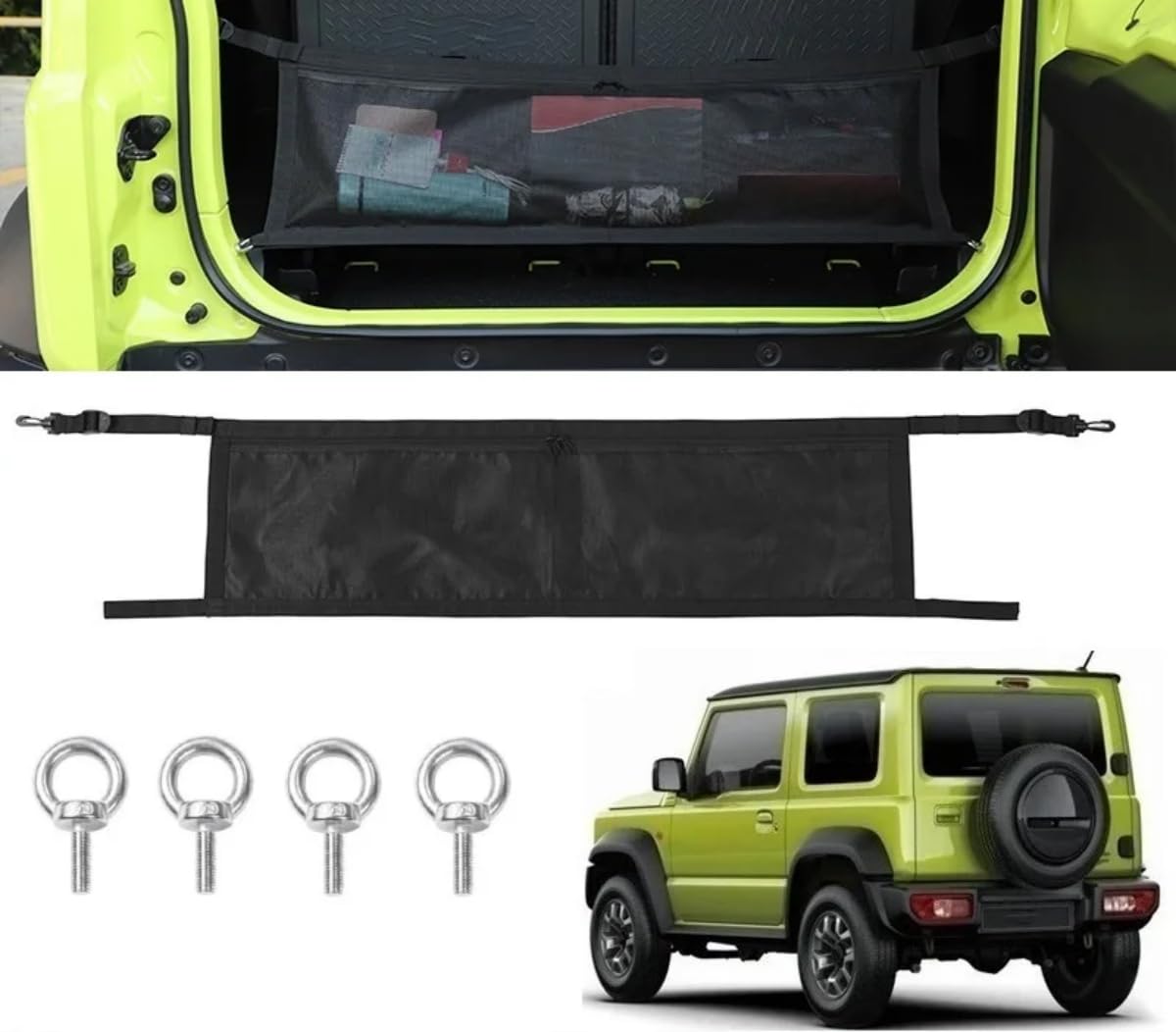車用 リアトランク スズキ ジムニー JB64 JB74 2019 2020 2021 2022 2023 カーゴシールドアイソレーション ネットカバー ネジ4本付き JB1123332 6,610円