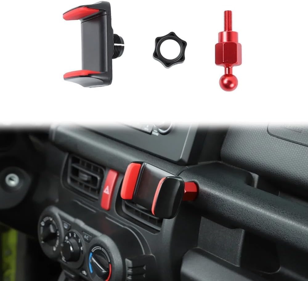 電話ホルダーブラケット スズキ ジムニー JB64 JB74W 2019 2020 2021 2022 2023 2024 アクセサリー ダッシュボード 携帯電話マウント