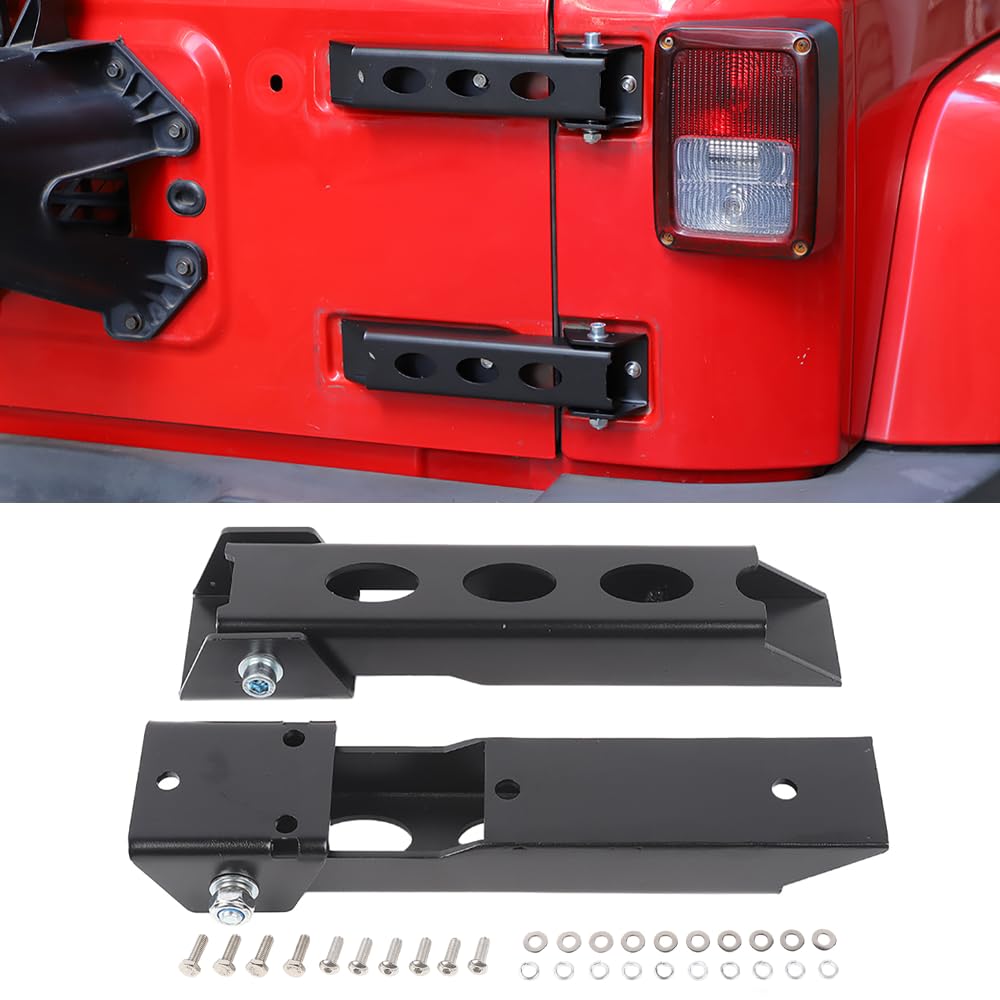 テールゲートヒンジ2個セット リアドアヒンジ テールゲートヒンジブラケット Jeep Wrangler JK JKU 2007-2017 エクステリアアクセサリー対応｜lifeoneショップ