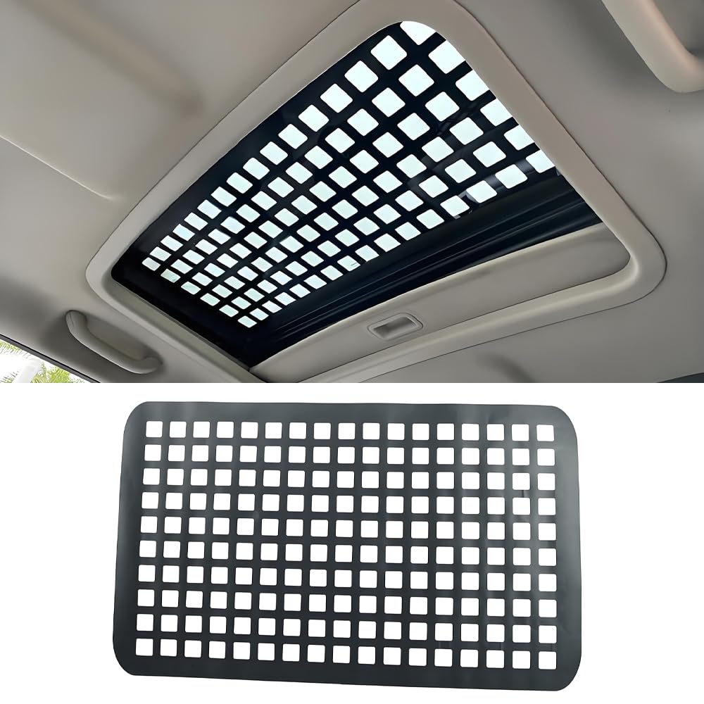 Sunroof ステッカー ルーフウィンドウプロテクター フィルム PVC サンシェード デカール Jeep Renegade 2015-2021 Grand Cherokee 2010-2021 外装アクセサリー(マットブラック)(Renegade 2015-2021用)