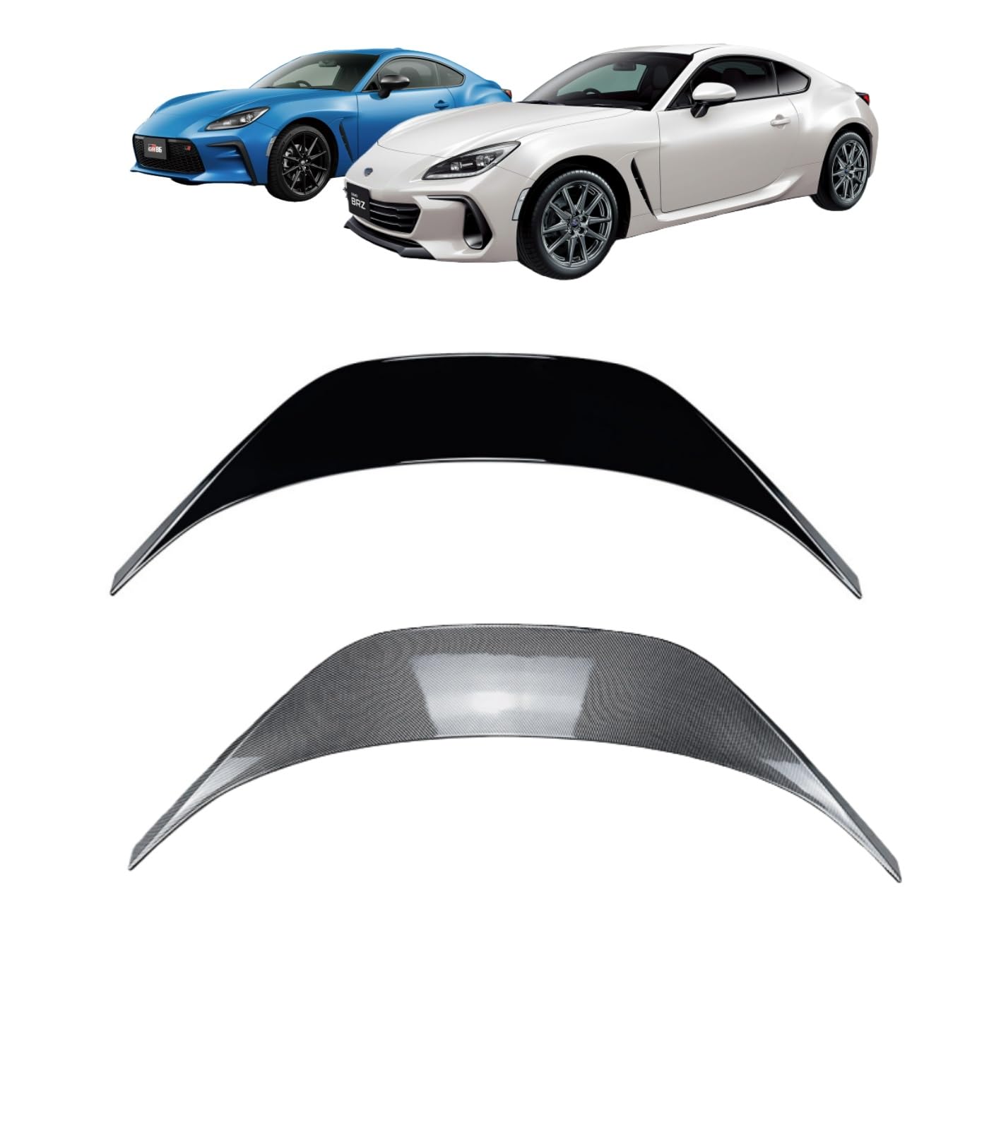 FOR BRZ ZD8系 GR86 ZN8系専用設計 2021年~ 外装 カスタムパーツ リアトランクスポイラー ウイング エアロガーニッシュリップウィング トランクリッド装飾 取り付け簡単 自動車ボディキット -スバル BRZ ZD8系 /GR86 ZN8系 専用設計(ピアノブラック) [並行輸入品]｜lifeoneショップ