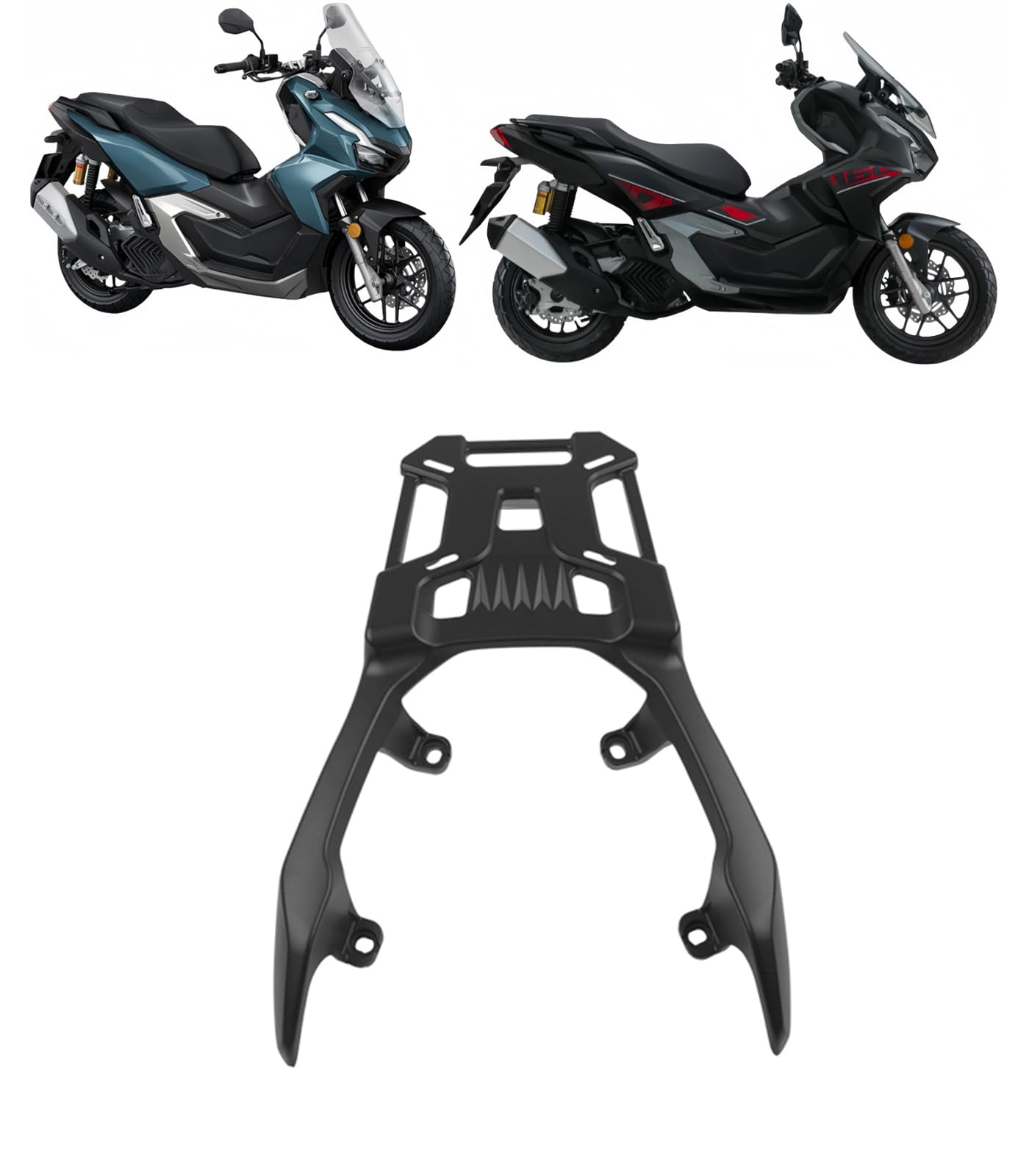 バイクの後部棚 テールラゲッジシェルフ ブラック For ADV150 適用車種 オートバイ用リアシートブラケット 荷物キャリア カーゴシェルフサポート ADV150 ADV 150 に適応 2019~2022年 [並行輸入品]｜lifeoneショップ