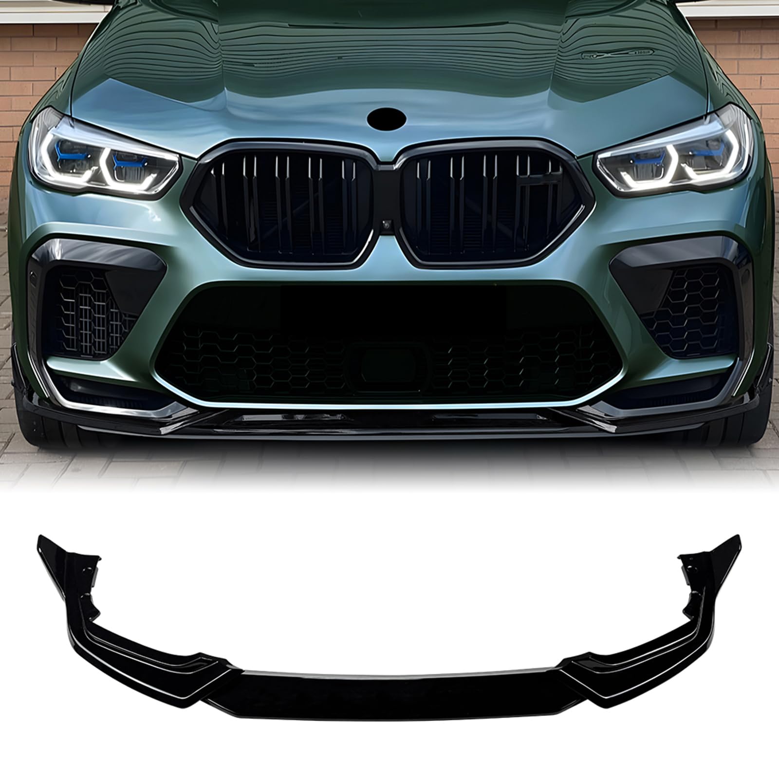 BMW X6M F96 F96 2019-2023用フロントバンパースポイラーリップ｜lifeoneショップ
