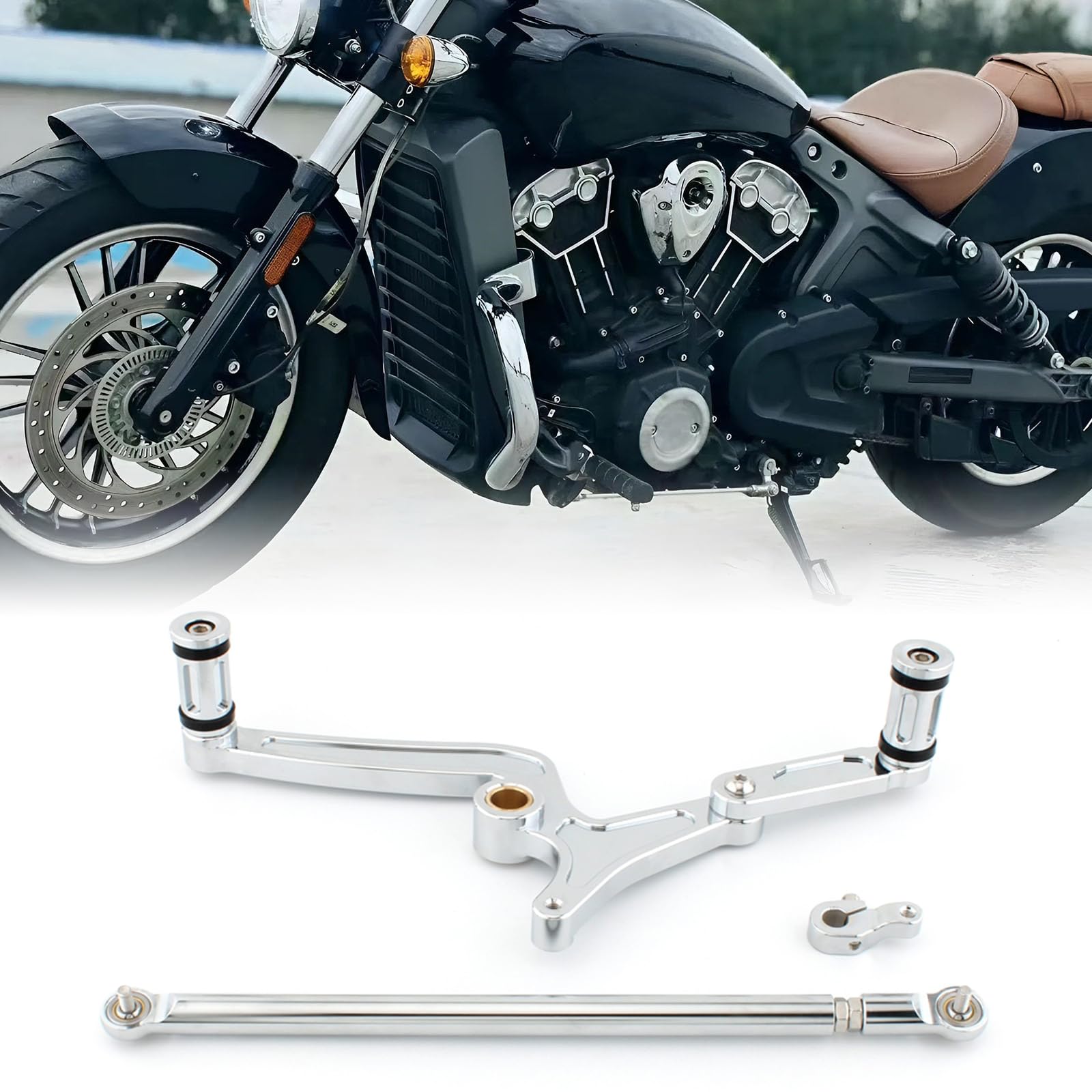シフトレバーペダル + リンケージ + ロッカーアーム + ジョイントヘッド インディアンスカウトモデル 2015-2025｜lifeoneショップ
