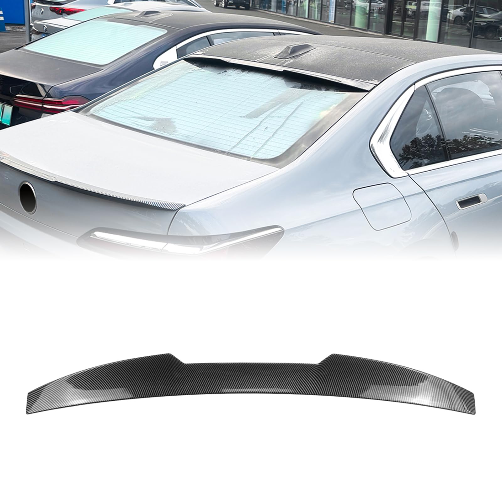 BMW 7シリーズ i7 G70 G73 2023+用リアルーフ スポイラーウィング