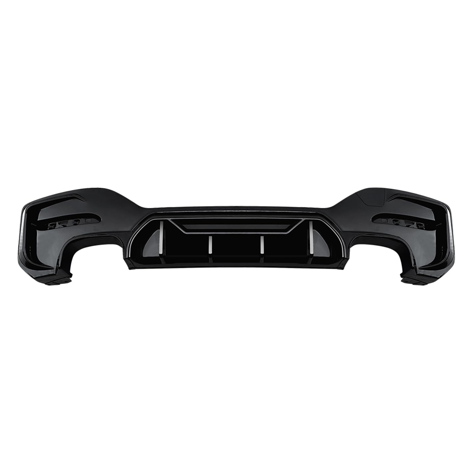 BMW 1 Seires F20 F21 LCI 2015-2018用リアバンパーディフューザーリップデュアルアウト両面