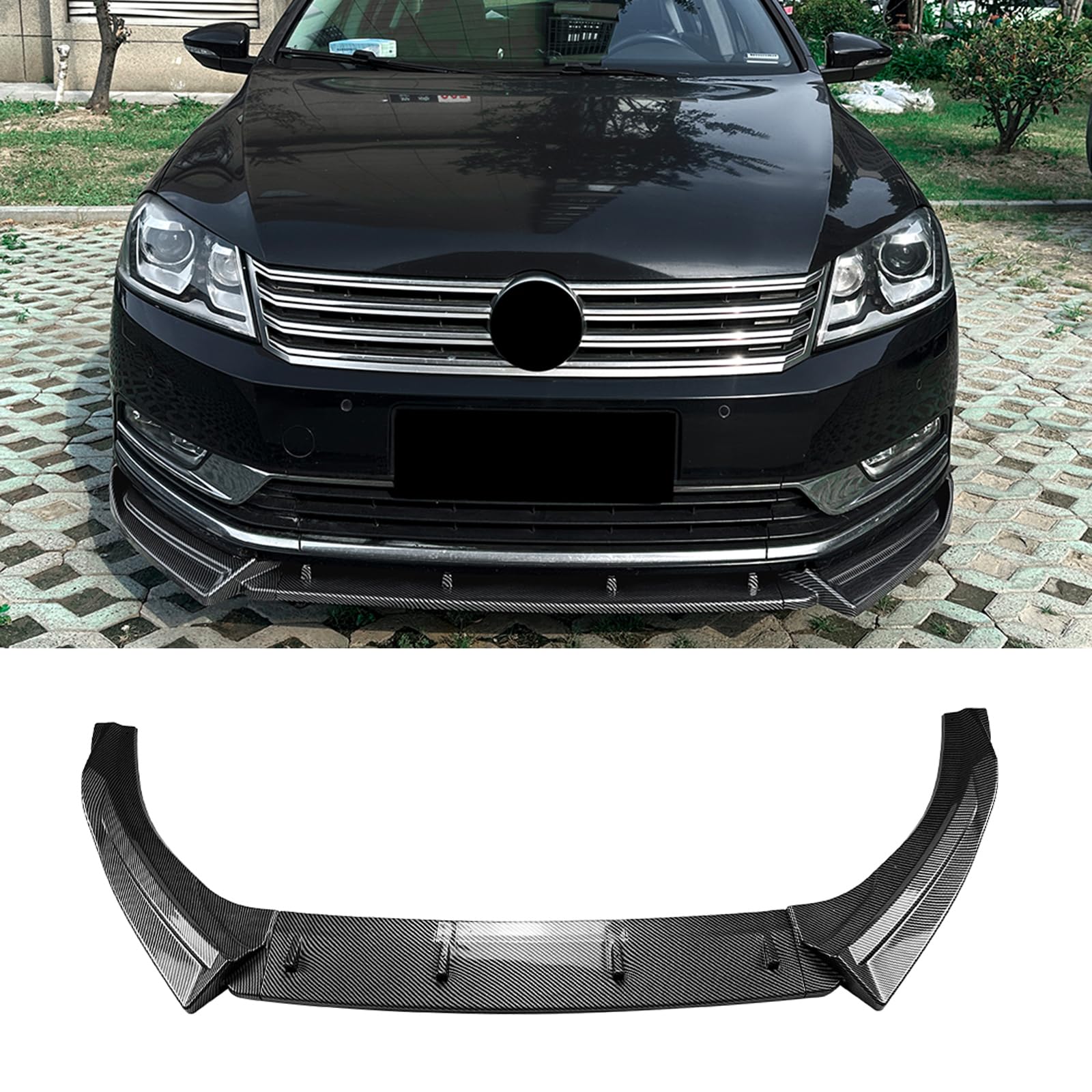 フロントバンパー下部スポイラーリップスプリッターボディキット VW Passat B7 2011-2015用|lifeoneショップ