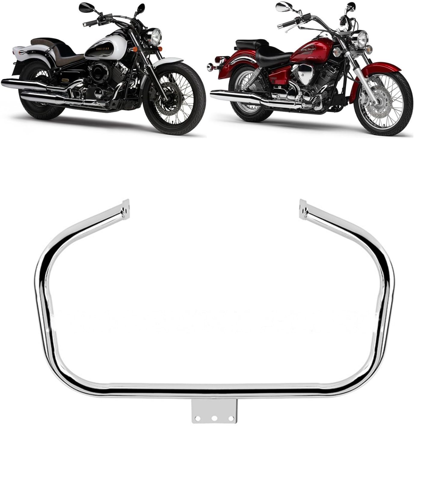 ドラッグスター に適用 XVS400/650/1100 Dragstar 400 650 Classic 1996-2013 対応 オートバイのエンジンガード バイク クラッシュバー 保護 防衝撃 フロント ハンギング ハイウェイ エンジンガード FOR V-Star 400 650 適用車種 バイクアクセサリー [並行輸入品]